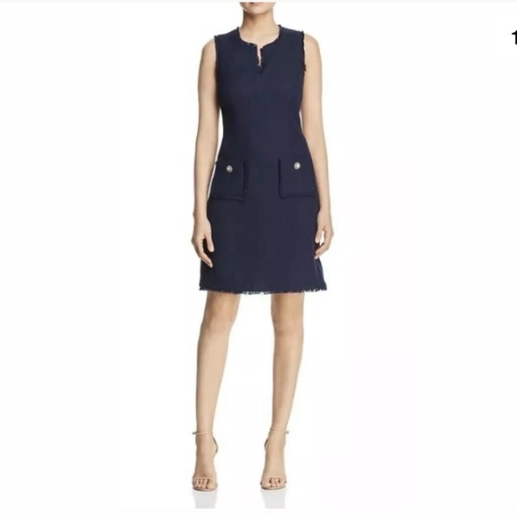 karl lagerfeld navy dress